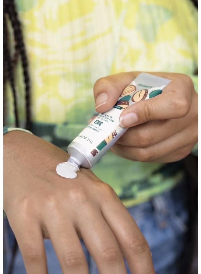 THE BODY SHOP Shea Hand Balm for Dry Skin – Intensive Moisturizing Hand Cream with Fair Trade Shea Butter from Ghana | Nourishes Dry to Very Dry Hands, Nails & Cuticles | Non-Greasy, Fast Absorbing, Vegan, 30ml - Image 3