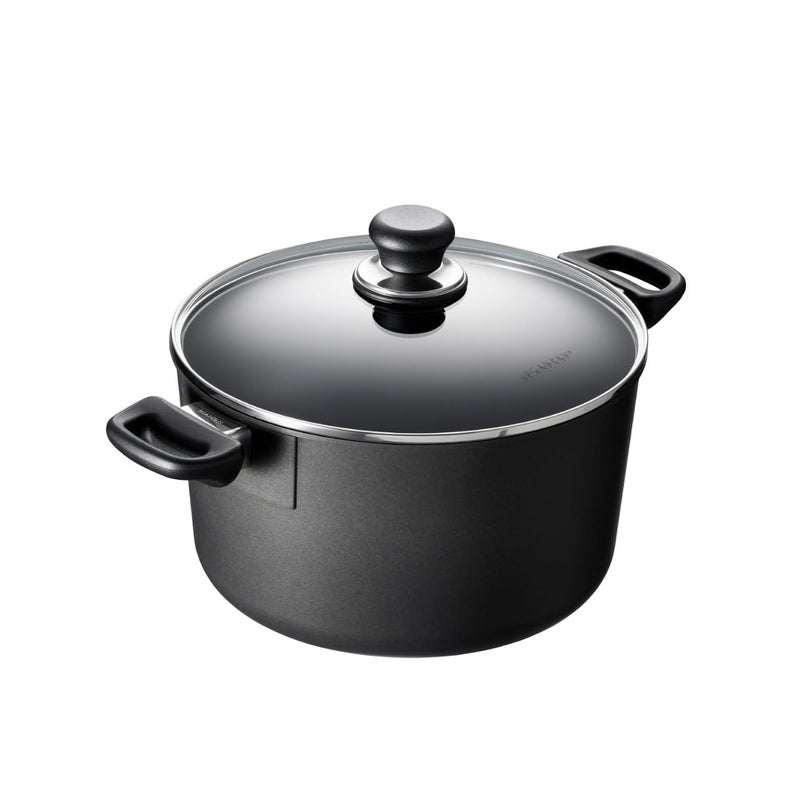 Scanpan Classic 7 Qt Nonstick Dutch Oven with Lid – Metal Utensil Safe, Dishwasher & Oven Safe to 500°F, Works on Gas & Electric Stovetops, Black - Image 3