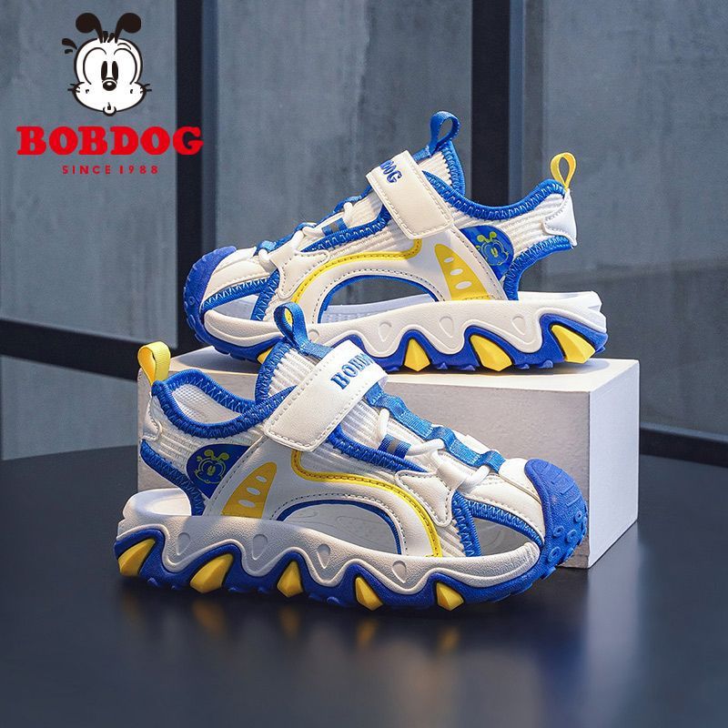 Babudou Children'S Shoes Year'S New Anti-Slip Wear-Resistant Thick-Soled Boys' Baotou Soft-Soled Summer Beach Sandals Trendy - Image 2