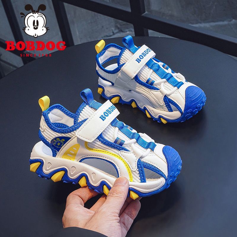 Babudou Children'S Shoes Year'S New Anti-Slip Wear-Resistant Thick-Soled Boys' Baotou Soft-Soled Summer Beach Sandals Trendy - Image 4