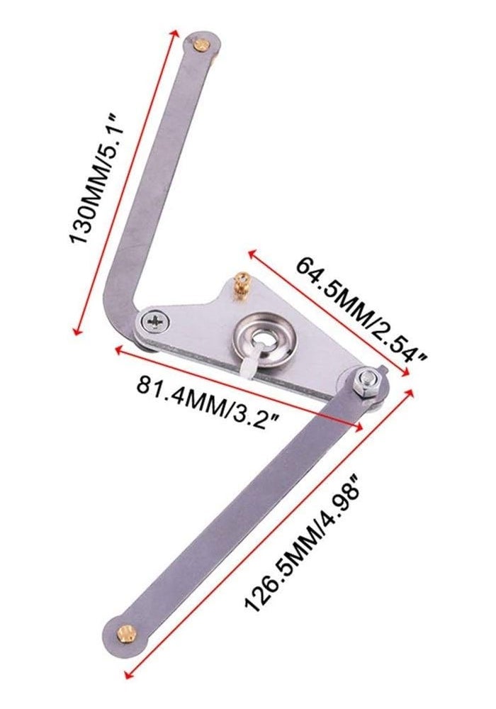 DEMULAX Aluminum Intake Manifold Swirl Air Flap Runner Lever Repair Kit - Image 5