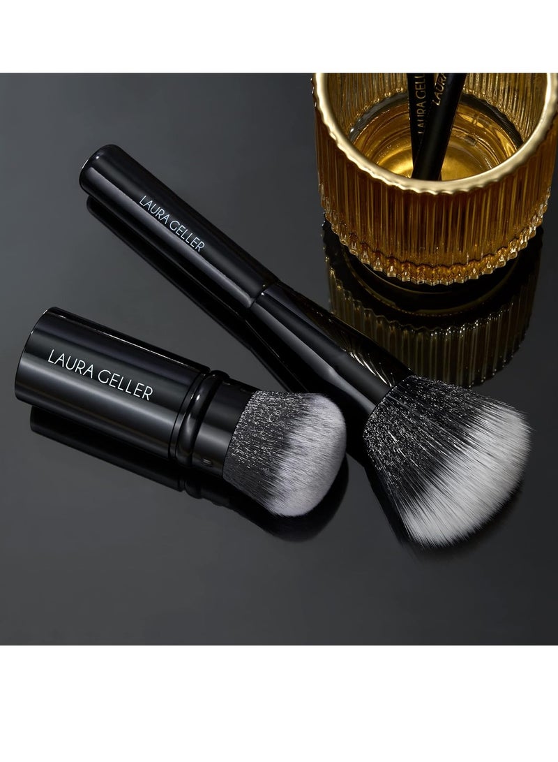 LAURA GELLER NEW YORK Better Together Two Piece Makeup Brush Set for Powders and Foundation  - Image 2