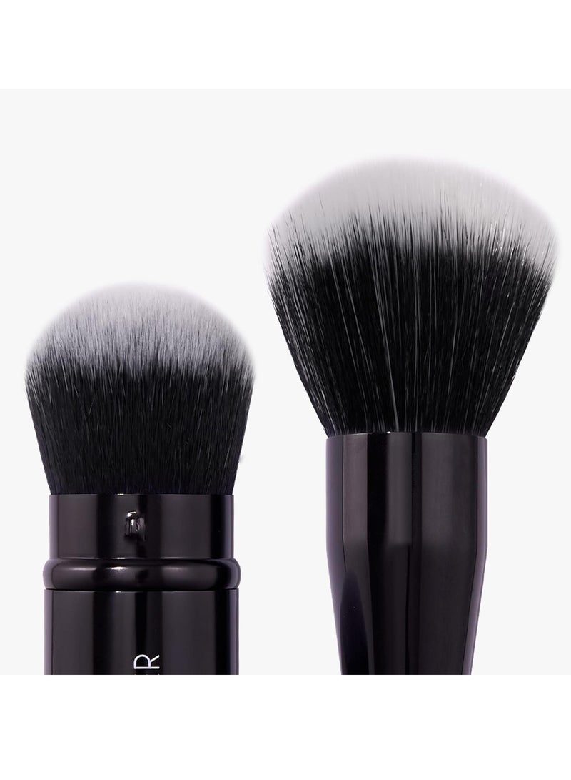 LAURA GELLER NEW YORK Better Together Two Piece Makeup Brush Set for Powders and Foundation  - Image 3
