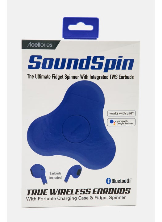 Sound Spin True Wireless Earbuds, Blue