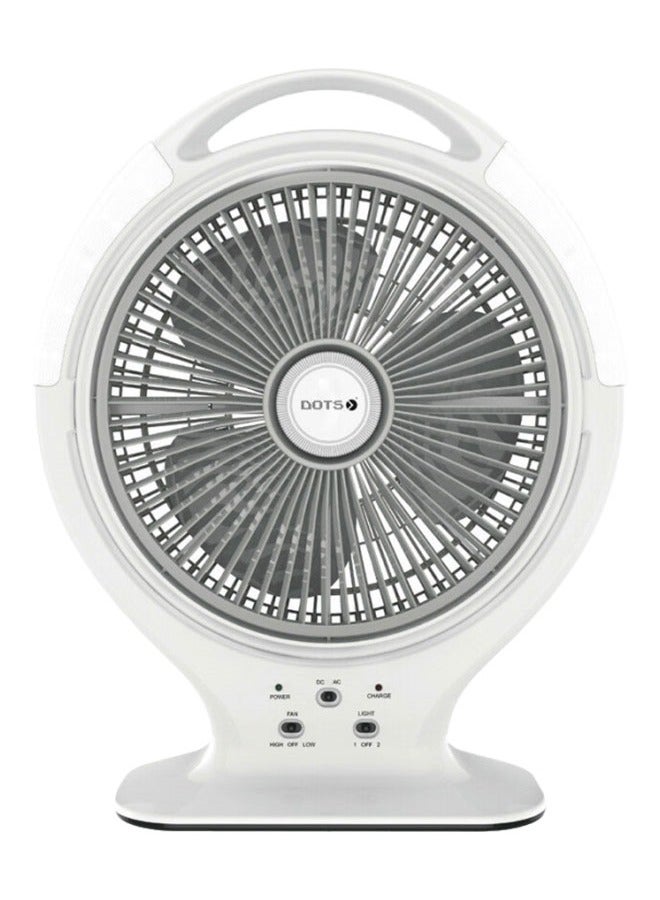 دوتس مروحه قابله للشحن 14 بوصه اضاءة LED بقوة 30 واط - Image 1