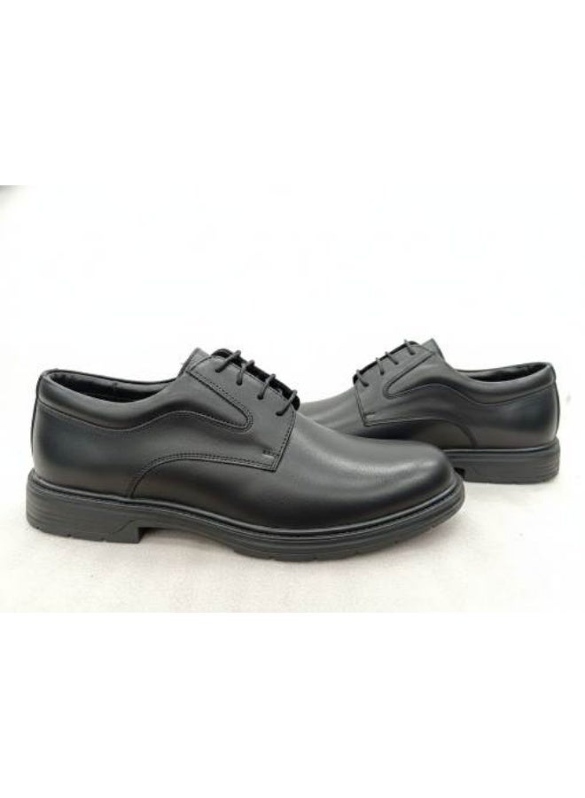 ARTWORK Men's formal shoes, genuine leather, black, lace-up, suitable for work and special occasions - Image 4