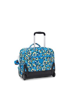 kipling Large Wheeled Backpack Female Leopard Floral Giorno  - Image 4