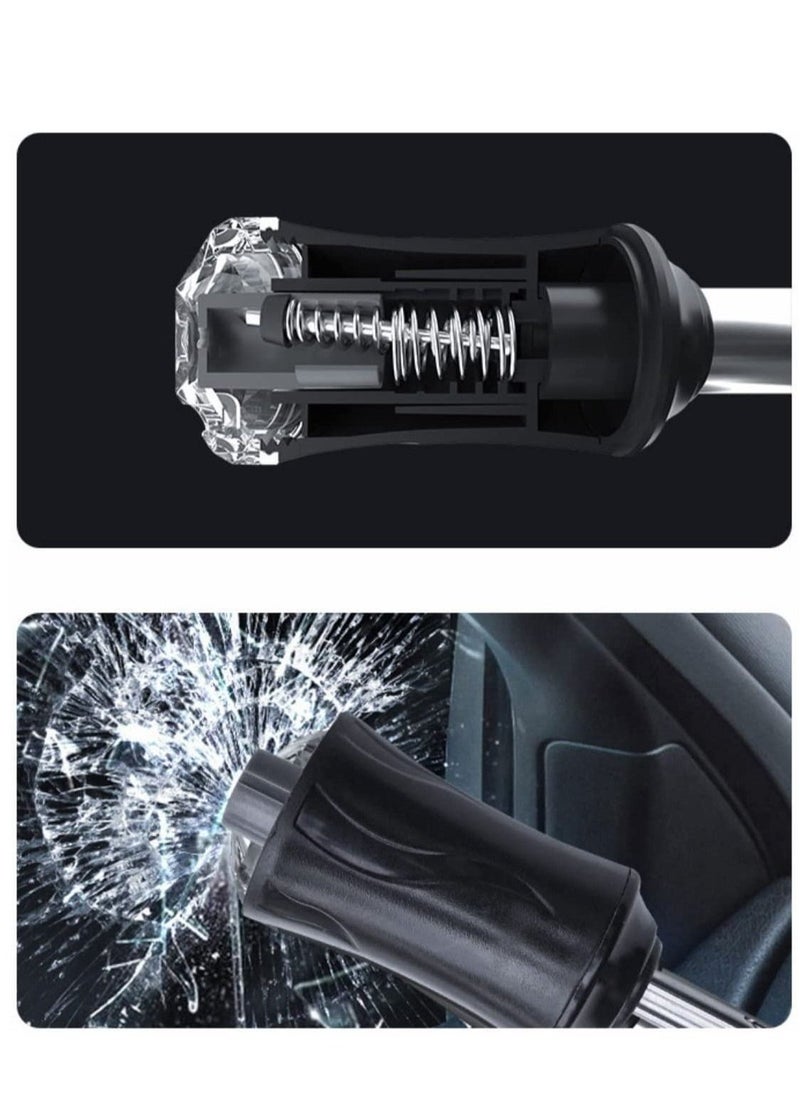 Car Windshield Sun Shade Umbrella with Car Safety Hammer,Bendable Shaft,UV Rays and Heat Sun Visor Protector, Foldable Front Window Sunshade (Extra large (150cm x 85cm)) - Image 4