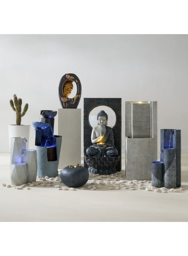 Home Box Adele Modern Stone Fountain With Led 20 X 30 X 30 Cm  - Image 3