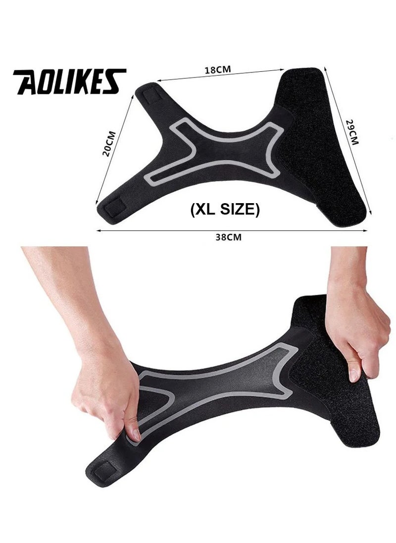 AOLIKES Ankle Support Brace High Protect Ankle Brace Support Wrap Adjustable Elastic Foot Bandage for Sprain Prevention Sports and Fitness Protection  - Image 3
