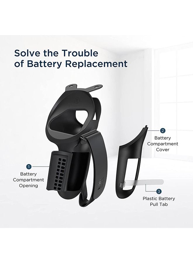 KIWI design Upgraded Controller Grips Cover with Battery Opening Protector with Knuckle Straps Compatible with Meta Quest 2 Accessories - Image 2