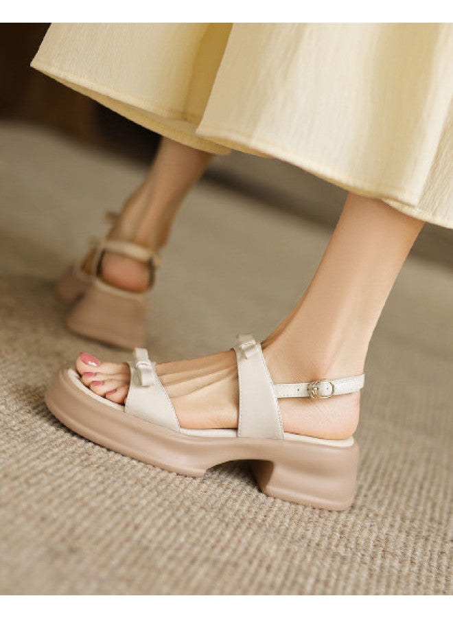 اي اتش  Ah Me Fashion صندل برباط شبابي منصة جديد صغير الحجم فائق الخفة بنعل ناعم للنساء - Image 1