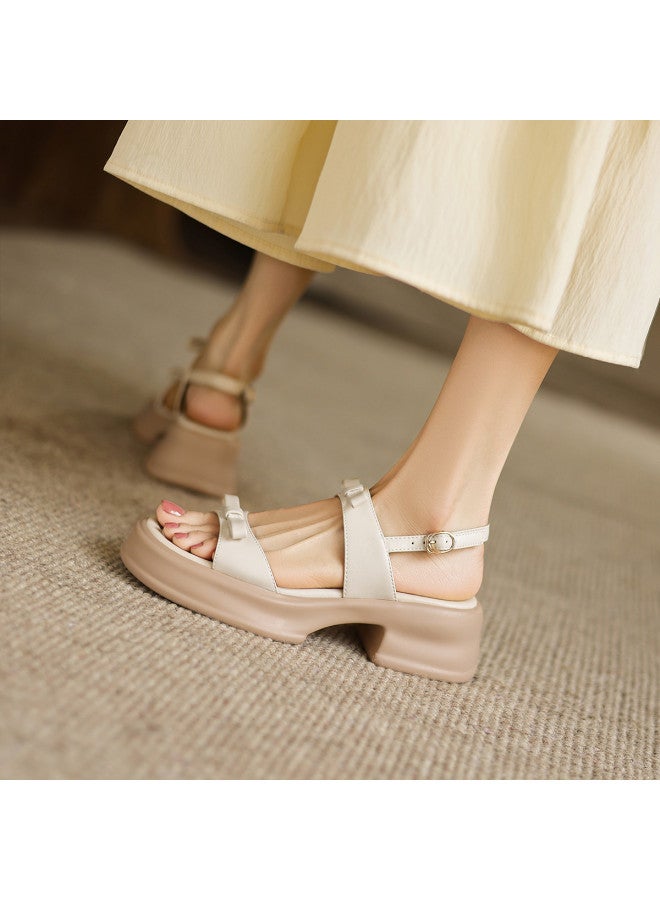 اي اتش  Ah Me Fashion صندل برباط شبابي منصة جديد صغير الحجم فائق الخفة بنعل ناعم للنساء - Image 2