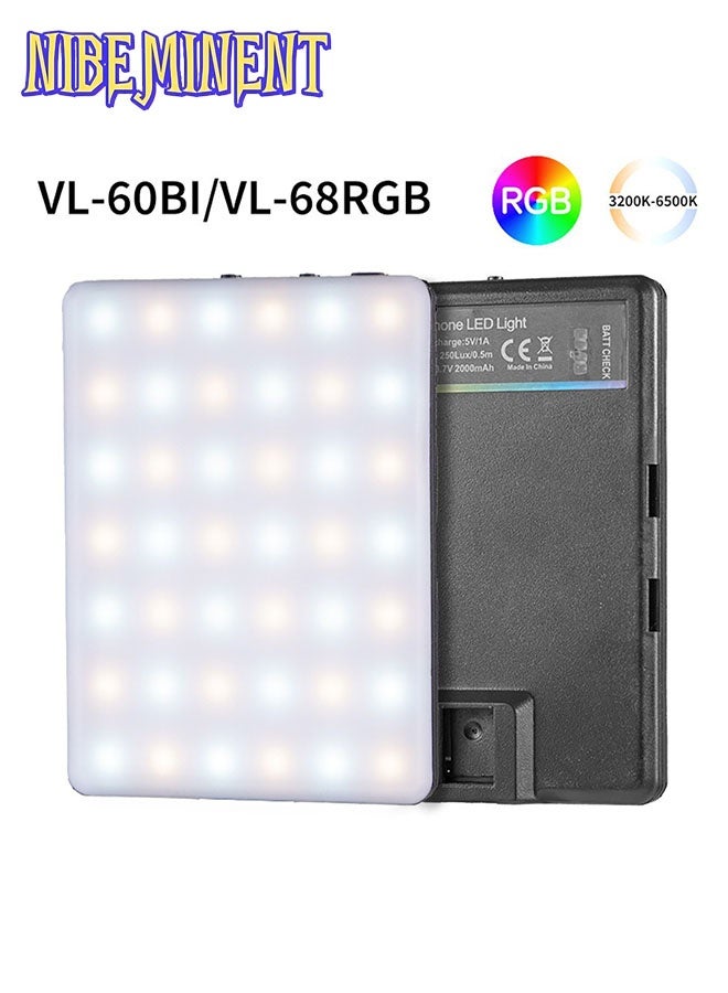NIBEMINENT 60 LED High Power Rechargeable Clip Fill Video Conference Photography Light with Front & Back Clip, Adjusted 3 Light Modes for Phone, iPhone, Android, iPad, Laptop, for Makeup, TikTok, Selfie, Vlog  - Image 5