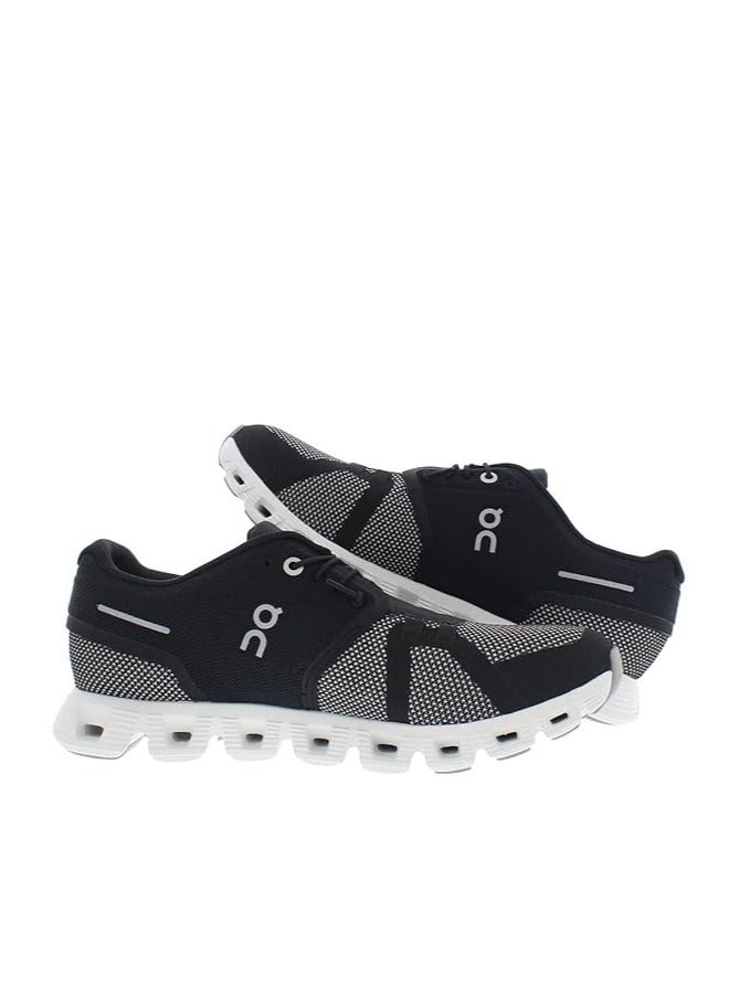 ON Women's Cloud 5 Sneaker, Black/White