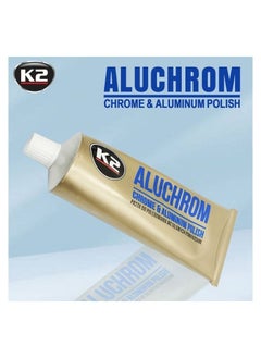 K2 Aluchrome Chrome And Aluminum Polish 120g Renews Shines Preserves Made In EU K0031