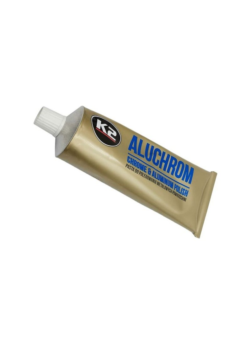 K2 - K2 Aluchrome Chrome And Aluminum Polish 120g Renews Shines Preserves Made In EU K0031 - Image 1