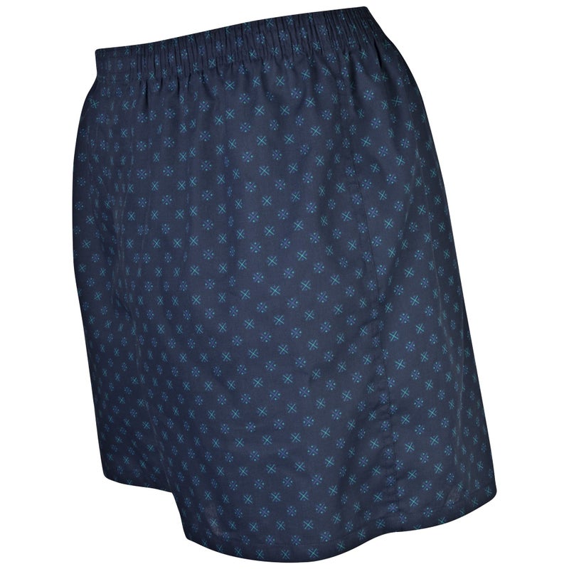 Gildan Men's Underwear Boxers, Multipack, Assorted Navy (5-Pack), Medium - Image 4