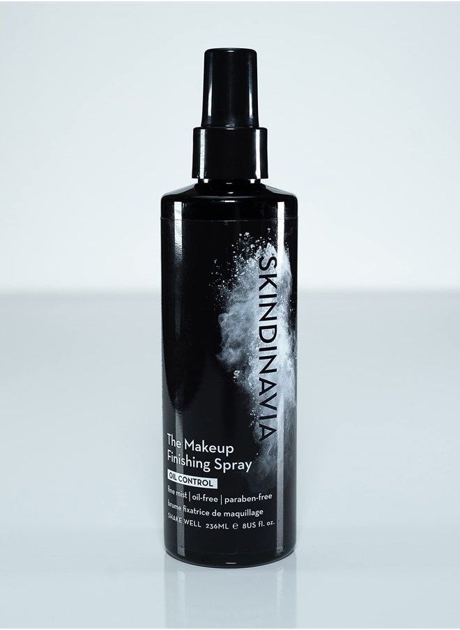 SKINDINAVIA - Skindinavia The Makeup Finishing Spray Oil Control, For Oily Skin, Long-Lasting Up to 16+ Hours, Heat-Resistant & Waterproof, Fine Mist Finishing Spray for Makeup (8 Oz) - Image 1