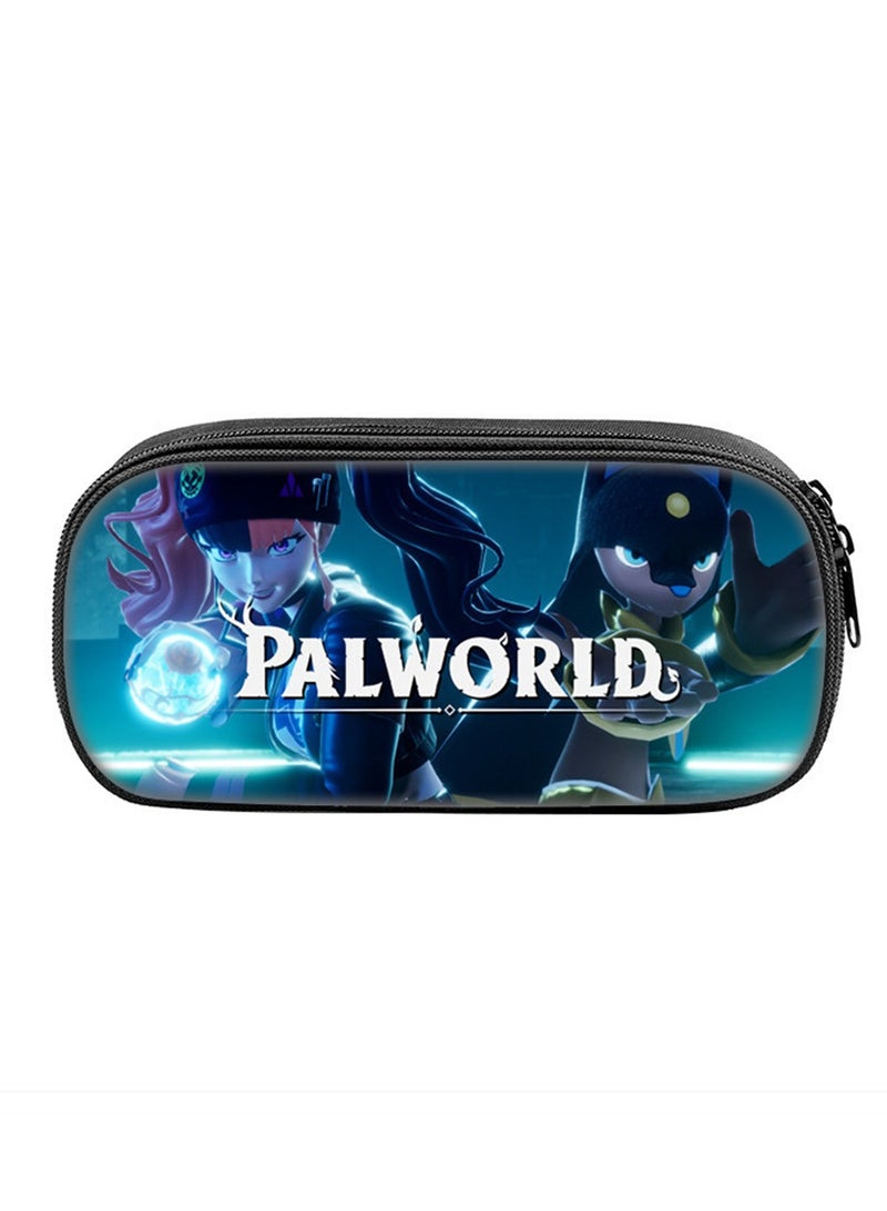 مقلمة فانتوم بيست بالو من Palworld ذات سعة كبيرة حقيبة أدوات مكتبية للطلاب صندوق أدوات مكتبية - Image 1