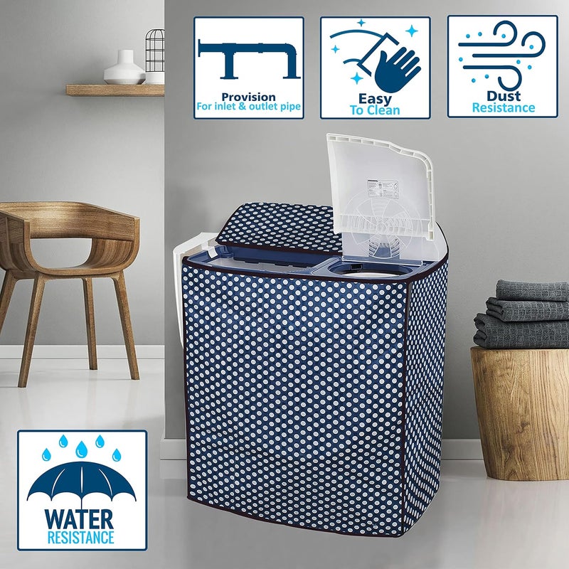 Star Weaves غطاء لغسالة للنموذج LG P8539R3SM ذات التحميل العلوي شبه أوتوماتيكي، سعة 7.5 كجم - غطا�� مقاوم للماء والغبار، رقم المنتج: KUM47 - Image 2