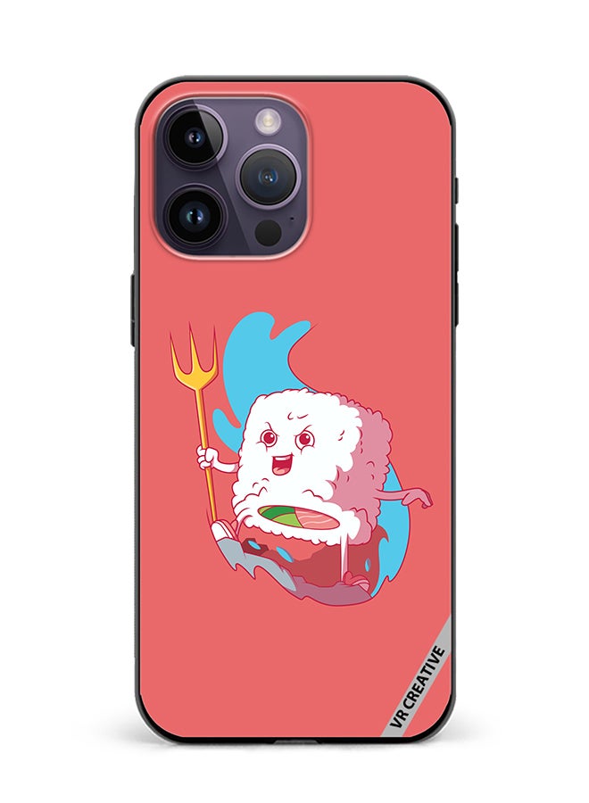 VR CREATIVE Protective Case Cover For Apple iPhone 16 Pro King Sushi Design Multicolour - Image 1