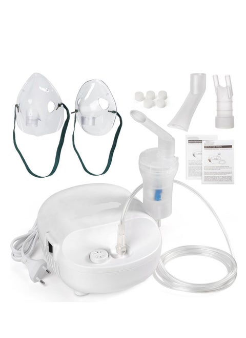 Nebulizer Inhaler, Inhalation Device with Mouthpiece and Mask for Adults and Children, for Colds or Asthma, AC Powered