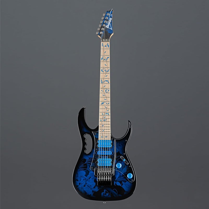 ايبانيز غيتار كهربائي من نوع Ibanez JEM77P-BFP بتصميم زهري - Image 3