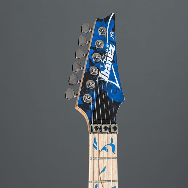 ايبانيز غيتار كهربائي من نوع Ibanez JEM77P-BFP بتصميم زهري - Image 5