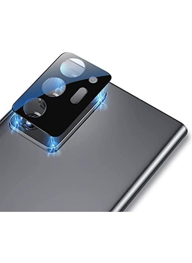 إيروريكس كاميرا خلفية ثلاثية الأبعاد مع زجاج أسود مقوى لهاتف Note 20 Ultra - Image 2