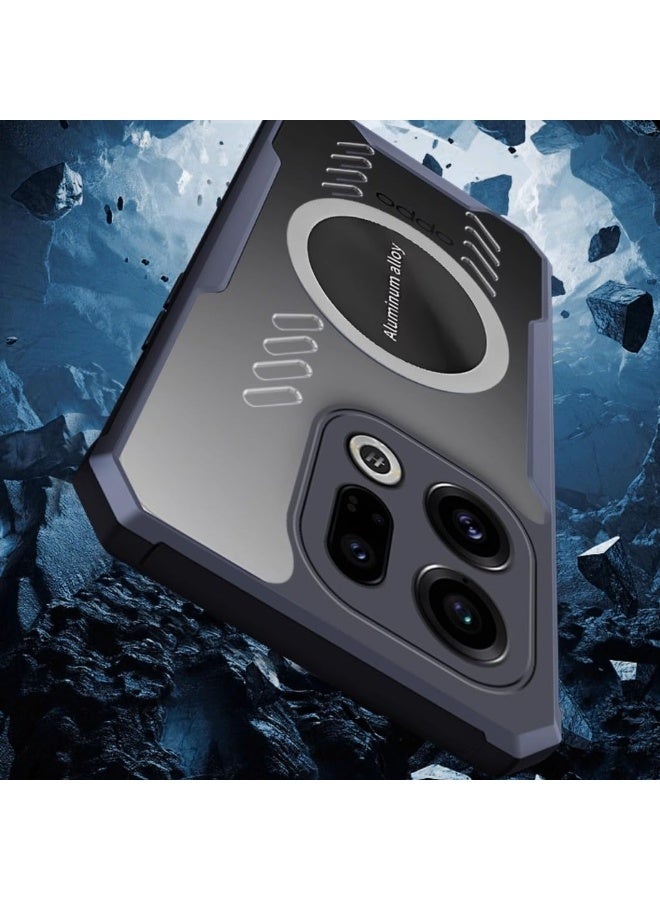 general Compatible with OPPO Find X9 Pro 5G Magnetic Case Clear Heat Dissipation Airbag Anti Fall Full Protection Case For Find X9 Pro - Image 4