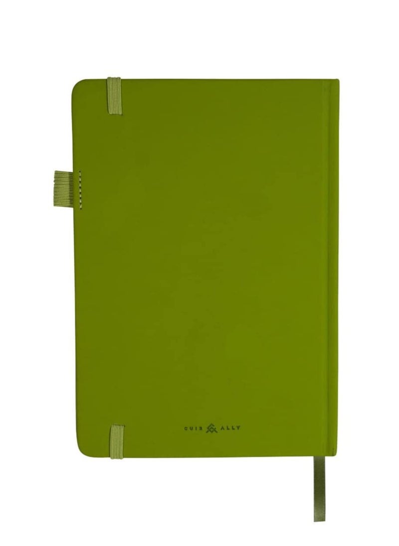 CUIR ALLY - Cuir Ally Dexter Smart Erasable & Reusable Notebook ( Green), For Goals & Time Management, Includes Pen - Image 1