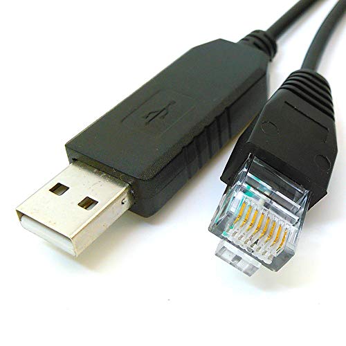 Washinglee RJ45 Control Cable for Skywatcher and Orion Mount, for Heq5 pro, Azeq5, Azeq6, Eq6-R, Eq6-R Pro, EQ8-R and Orion Sirius Mount, Eqmod USB Console Cable for Skywatcher GOTO Mount, 6 FT - Image 1
