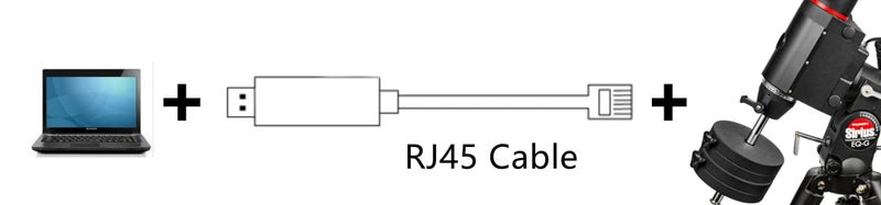 Washinglee RJ45 Control Cable for Skywatcher and Orion Mount, for Heq5 pro, Azeq5, Azeq6, Eq6-R, Eq6-R Pro, EQ8-R and Orion Sirius Mount, Eqmod USB Console Cable for Skywatcher GOTO Mount, 6 FT - Image 3