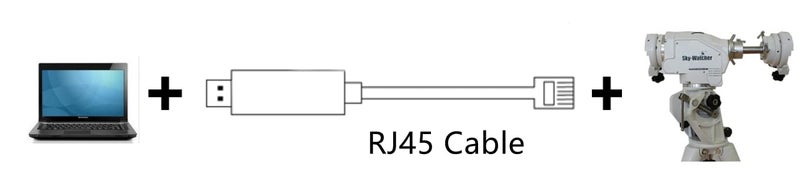 Washinglee RJ45 Control Cable for Skywatcher and Orion Mount, for Heq5 pro, Azeq5, Azeq6, Eq6-R, Eq6-R Pro, EQ8-R and Orion Sirius Mount, Eqmod USB Console Cable for Skywatcher GOTO Mount, 6 FT - Image 4