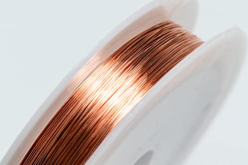 Craft Wire 24 Gauge, 99.9% Pure Copper Wire (Half Round) Dead Soft CDA #110 Made in USA - 25FT by CRAFT WIRE - Image 2