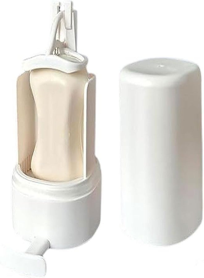 CREDLY Soap Grinder for Bar Soap Wall-Mounted - for bar soap, Creative Wall-Mounted Soap Grinding Box, No Drilling Waterproof Soap Container Grinder for Travel Kitchen Bathroom - Image 1