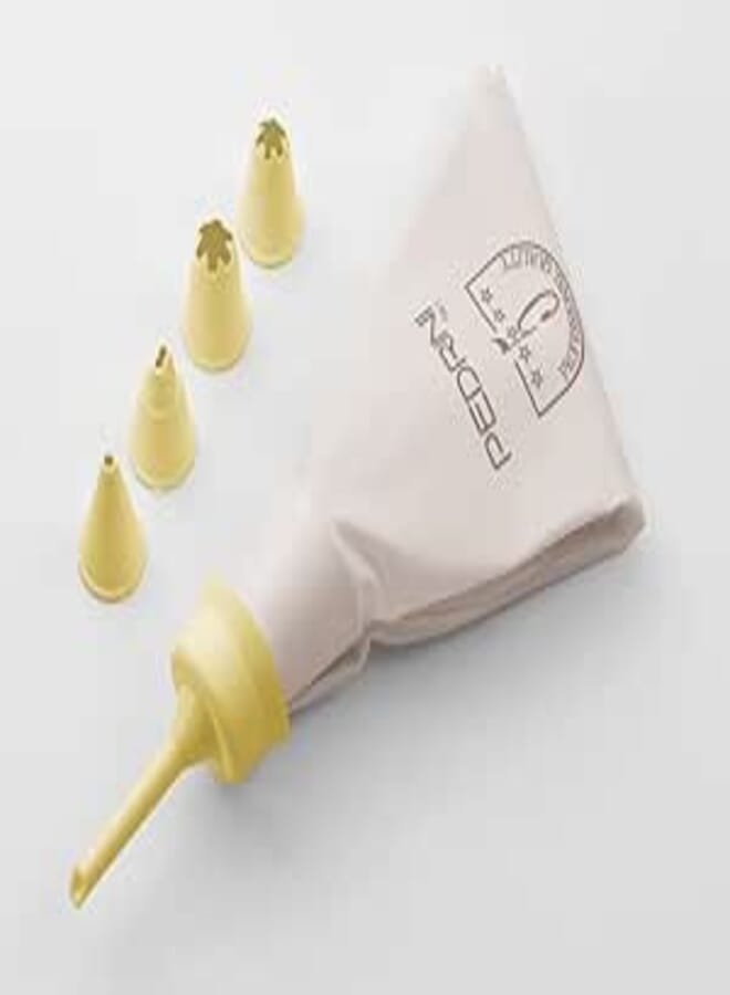 PEDRINI Icing Set W/5 Nozzles And Lined Bag