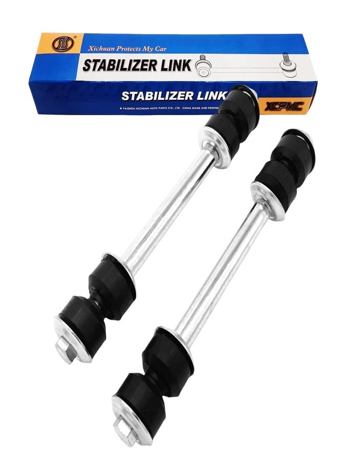 XCPMC K700539 2 Pcs 2006-10 Ford Explorer Sport Trac Mountaineer Tahoe Yukon K1500 Escalade ESV EXT Hummer H2 Front Rear Suspension Sway Stabilizer Bar End Drop Link Kit Automotive Replacement K80631 K8987 - Image 1
