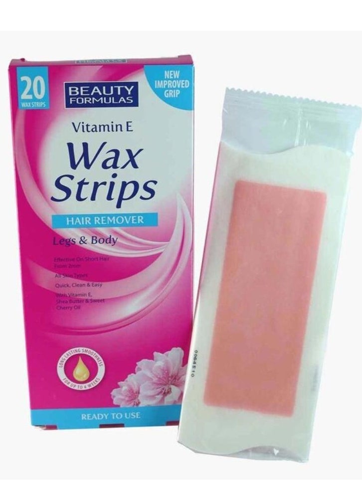 Vitamin-E Wax Strips For Hair Removal 20 Strips - pzsku/Z549076FE2E39358E5DD5Z/45/_/1732036754/36a9a37a-967b-40d0-8edd-190638fc1b15