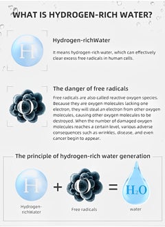 Fearlex Rechargeable and Portable Glass H2 Hydrogen Water Generator Bottle | Advanced PEM(Japan) and SPE(Korea) Technology with up to 1200 PPB | Balanced PH Water Ionizer  - Image 2