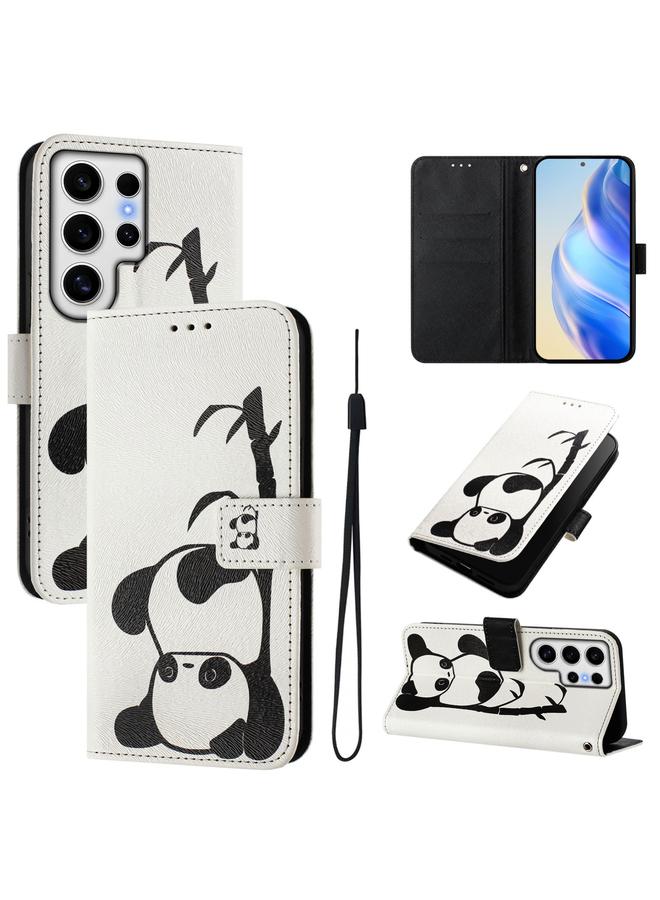 S-TOP Case For Samsung Galaxy S24 Ultra 5G Art Colored Drawing Pattern Leather Phone Case - Image 1