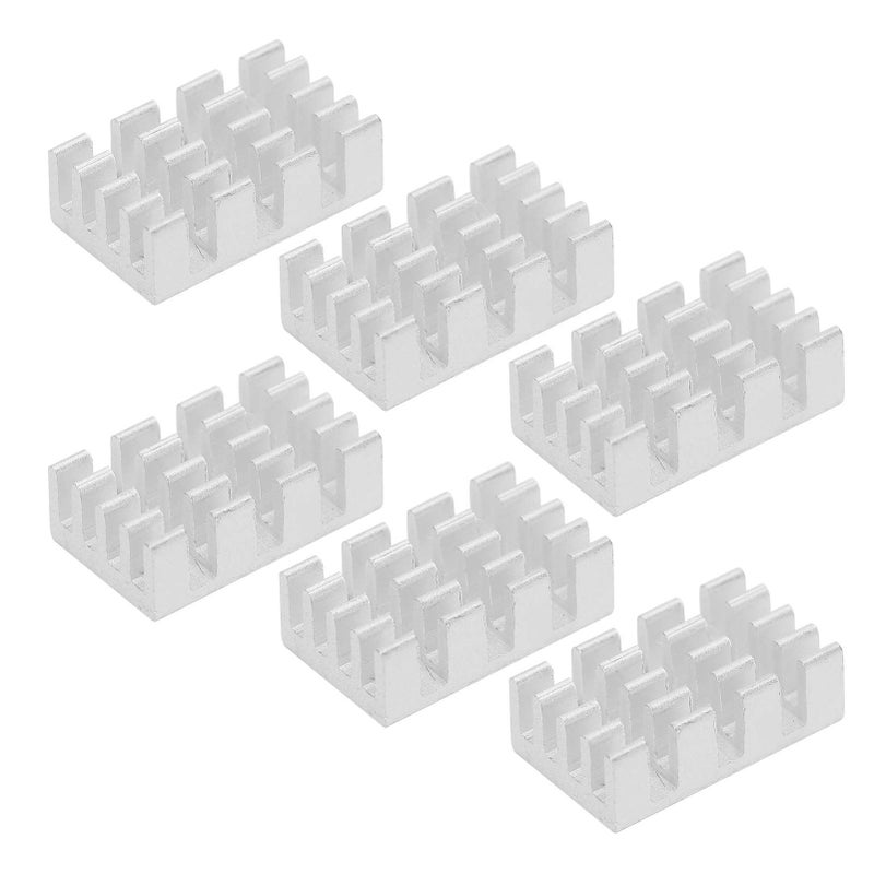 80 Pcs Aluminum Heatsink Cooling Radiators for IC Routers CPUs PCBs - Image 2
