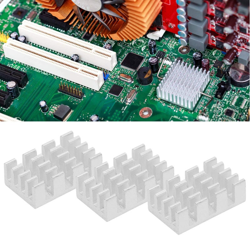 80 Pcs Aluminum Heatsink Cooling Radiators for IC Routers CPUs PCBs - Image 5