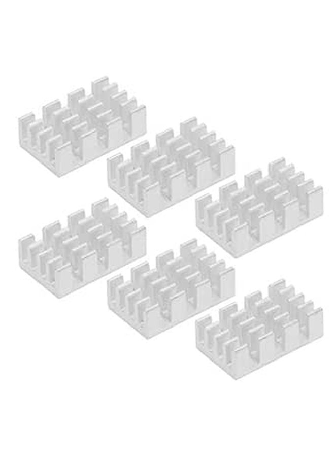 80 Pcs Aluminum Heatsink Cooling Radiators for IC Routers CPUs PCBs - Image 1