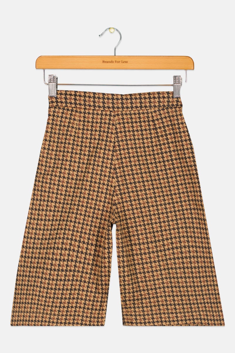 Overkids Kids Girl Houndstooth 3/4 Pants, Multicolor - Image 2