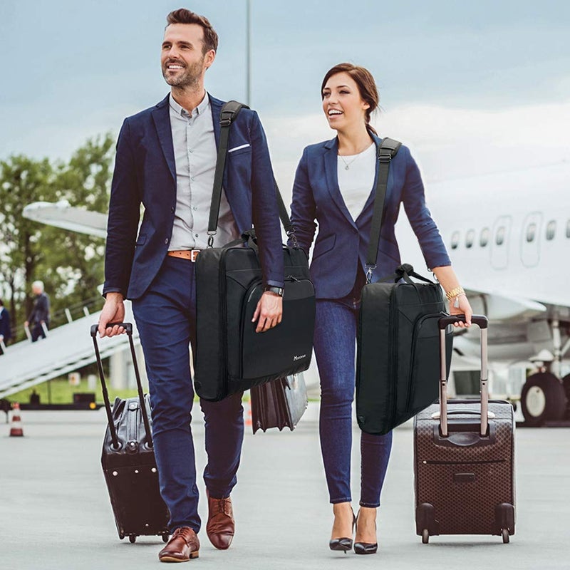 Modoker Suit Luggage Garment Bag with Shoulder Strap, Suit Carry on Bag Hanging Suitcase Garment Bags for Men Women Business Travel - Image 2