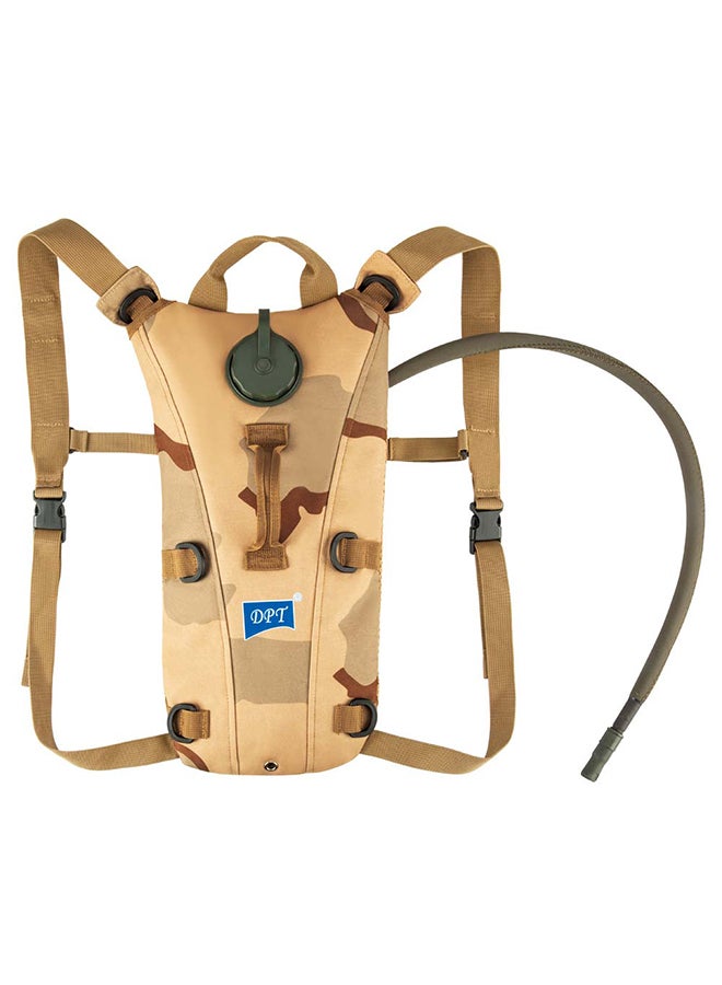 دي بي تي حقيبة ظهر لتخزين الماء، راوية ماء علي الظهر، كاكي، سعة 3 لتر - Image 1