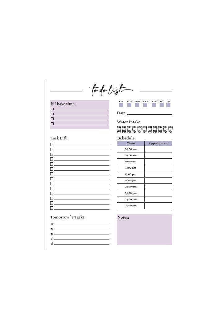 Heya Tria The To do List-Purple - Image 2