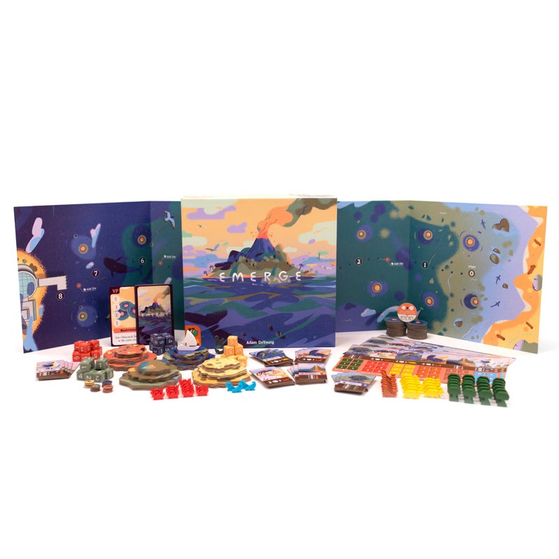 Pandasaurus Games Emerge Board Game  Explore New Islands and Research Ecosystems Dice Rolling Strategy Game Family Game for Kids and Adults Ages 14 24 Players 75 Minute Playtime Made by Pandasaurus Games - Image 3